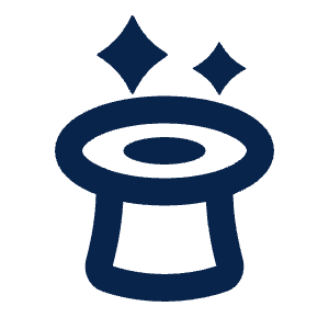 Magic Hat 2 Line Icon from Mingcute Line Set