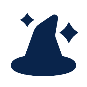 Magic Hat Fill Icon from Mingcute Fill Set