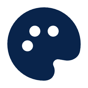 Palette Fill Icon from Mingcute Fill Set