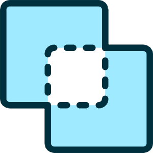 Pathfinder Exclude Icon from Ultimate Duotone - Free Set