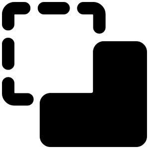 Pathfinder Minus Back Icon from Ultimate Bold - Free Set