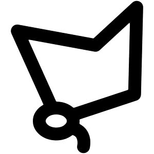 Polygon Lasso Icon from Ultimate Bold - Free Set