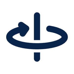 Rotate X Line Icon from Mingcute Line Set