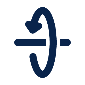 Rotate Y Line Icon from Mingcute Line Set