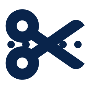 Scissors 3 Fill Icon from Mingcute Fill Set