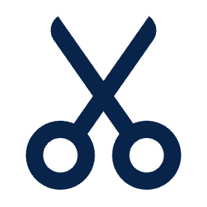 Scissors Line Icon from Mingcute Line Set