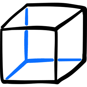 Shape Cube Icon from Freehand Duotone - Free Set