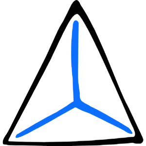 Shape Pyramid Icon from Freehand Duotone - Free Set