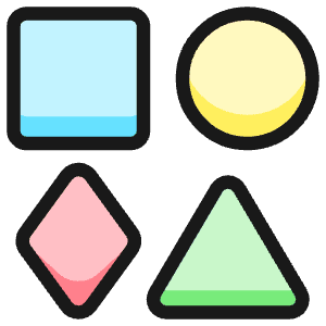 Shapes Icon from Ultimate Colors - Free Set