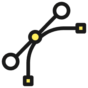 Vectors Path Corner Icon from Ultimate Colors - Free Set