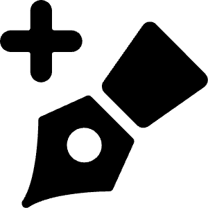 Vectors Pen Add 1 Icon from Ultimate Bold - Free Set