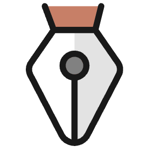 Vectors Pen Icon from Ultimate Colors - Free Set