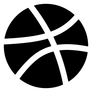 Dribbble Logo Icon from Logos Solid - Free Set