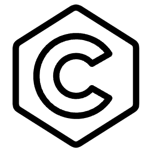 C Language Logo Icon from Logos Line - Free Set