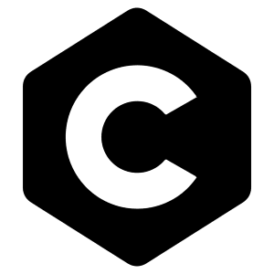 C Language Logo Icon from Logos Solid - Free Set