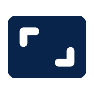 Aspect Ratio Fill Icon from Mingcute Fill Set