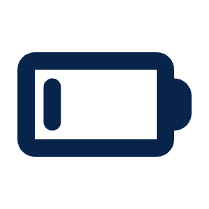 Battery 1 Line Icon from Mingcute Line Set