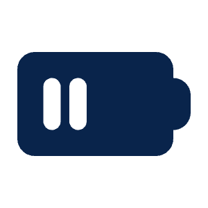 Battery 2 Fill Icon from Mingcute Fill Set