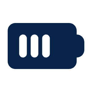 Battery 3 Fill Icon from Mingcute Fill Set