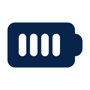 Battery 4 Fill Icon from Mingcute Fill Set