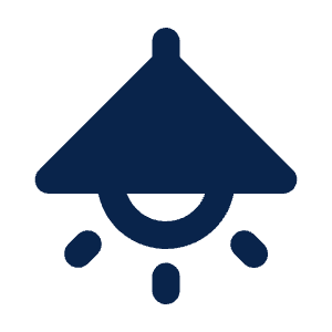 Ceiling Lamp Fill Icon from Mingcute Fill Set