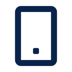 Cellphone Line Icon from Mingcute Line Set