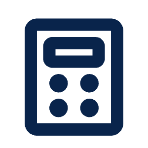 Counter 2 Line Icon from Mingcute Line Set