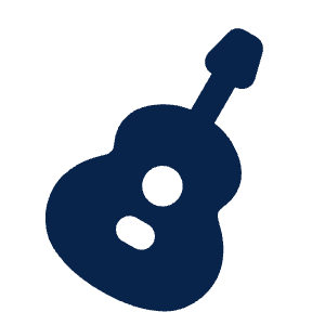 Guitar Fill Icon from Mingcute Fill Set