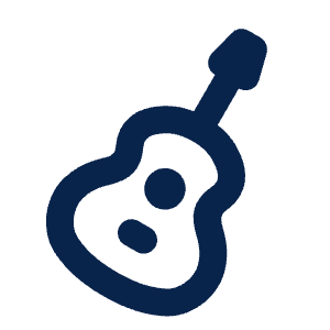 Guitar Line Icon from Mingcute Line Set