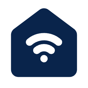 Home Wifi Fill Icon from Mingcute Fill Set