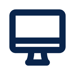 IMac Line Icon from Mingcute Line Set