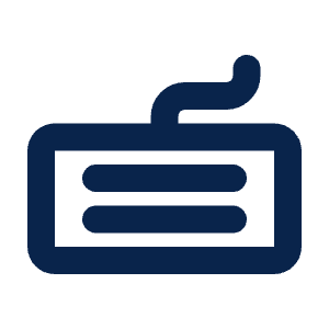 Keyboard 2 Line Icon from Mingcute Line Set