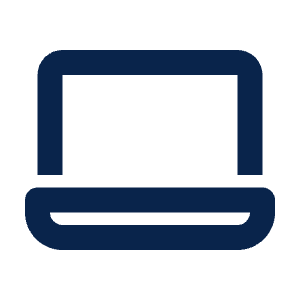 Laptop 2 Line Icon from Mingcute Line Set