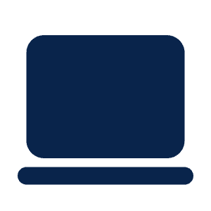 Laptop Fill Icon from Mingcute Fill Set