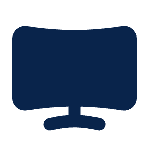 Monitor Fill Icon from Mingcute Fill Set
