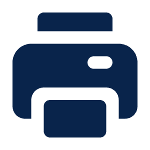 Print Fill Icon from Mingcute Fill Set