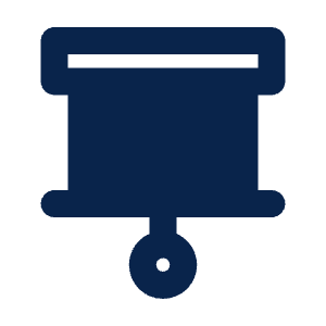 Projector Screen Fill Icon from Mingcute Fill Set