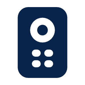 Remote Control Fill Icon from Mingcute Fill Set