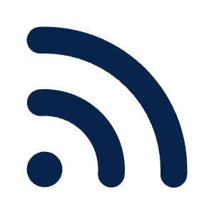 Rss 2 Fill Icon from Mingcute Fill Set