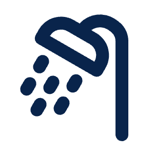 Shower Line Icon from Mingcute Line Set