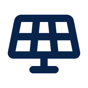 Solar Panel Line Icon from Mingcute Line Set