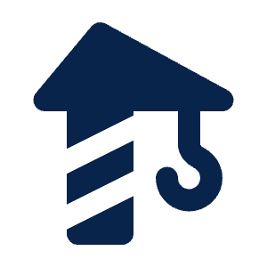 Tower Crane Fill Icon from Mingcute Fill Set
