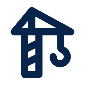 Tower Crane Line Icon from Mingcute Line Set