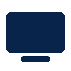 Tv 1 Fill Icon from Mingcute Fill Set