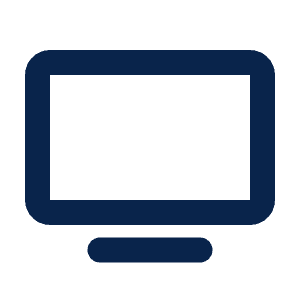 Tv 1 Line Icon from Mingcute Line Set