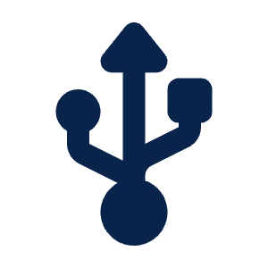 Usb Fill Icon from Mingcute Fill Set