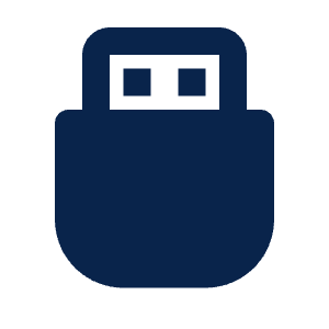 Usb Flash Disk Fill Icon from Mingcute Fill Set