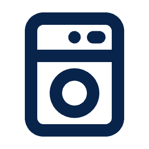 Wash Machine Line Icon from Mingcute Line Set