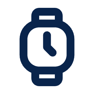 Watch Line Icon from Mingcute Line Set