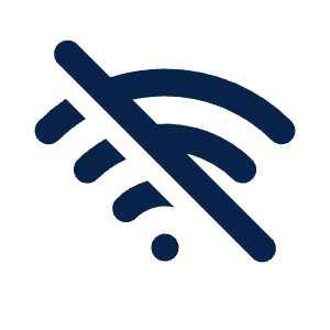 Wifi Off Line Icon from Mingcute Line Set